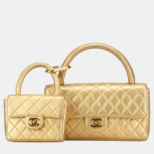 Lambskin Matelasse Coco Mark Handbag - Chanel - Modalova