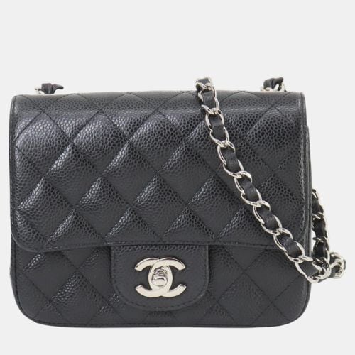 Caviar Skin Coco Mark Mini Matelasse Chain Shoulder Bag - Chanel - Modalova