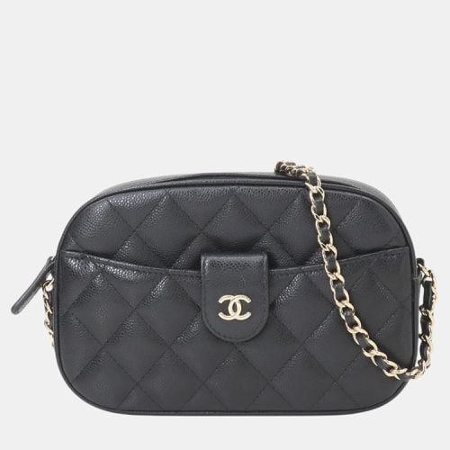 Caviar Skin Matelasse Chain Shoulder Bag - Chanel - Modalova