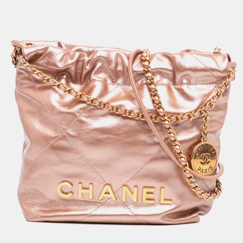 Mini Metallic Calfskin 22 Satchel - Chanel - Modalova