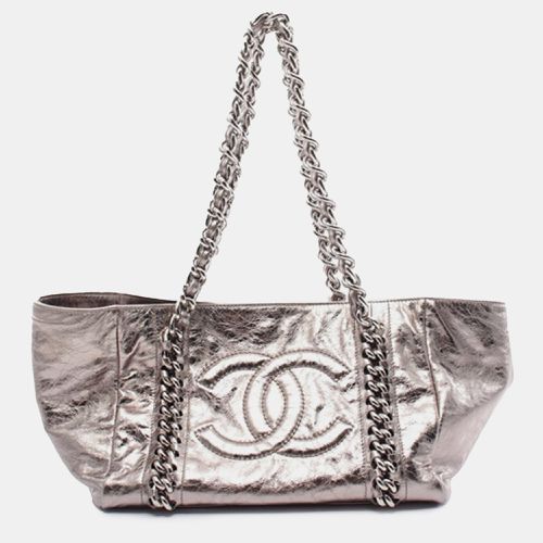 Medium Metallic Calfskin Modern Chain Tote - Chanel - Modalova