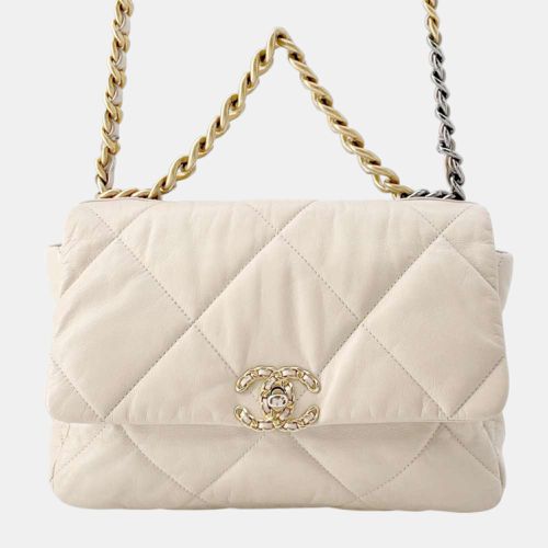 Lambskin Leather 19 Chain Shoulder Bag - Chanel - Modalova