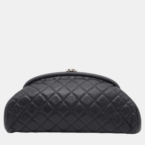 Caviar Leather Kiss Lock Clutch Bag - Chanel - Modalova