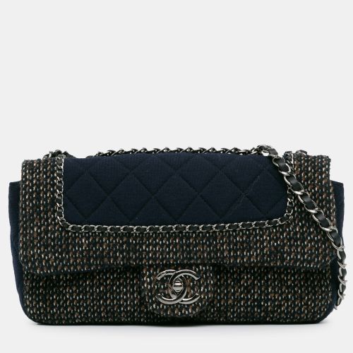 Jersey Tweed Small Flap Bag - Chanel - Modalova