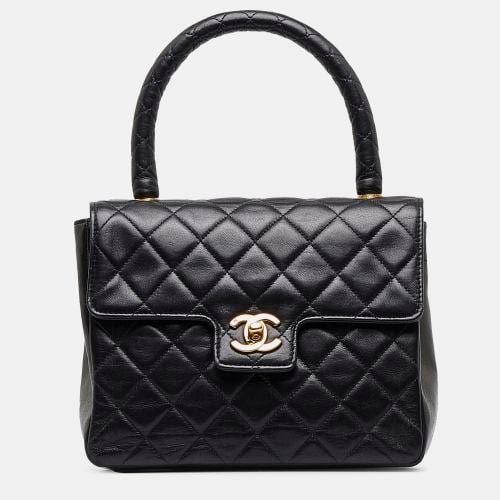 Lambskin Leather Kelly Top Handle Bag - Chanel - Modalova