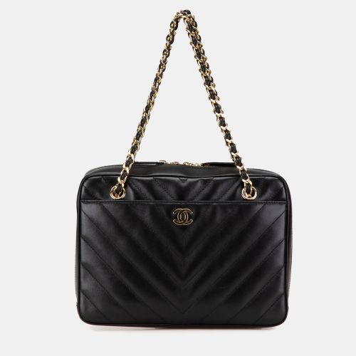 CC Chevron Lambskin Camera Shoulder Bag - Chanel - Modalova