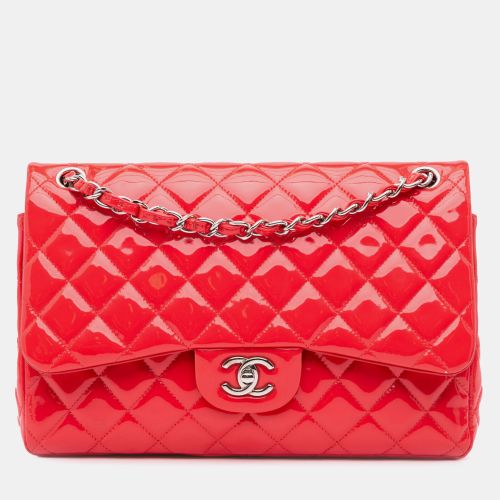 Patent Leather Classic Jumbo Double Flap Bag - Chanel - Modalova