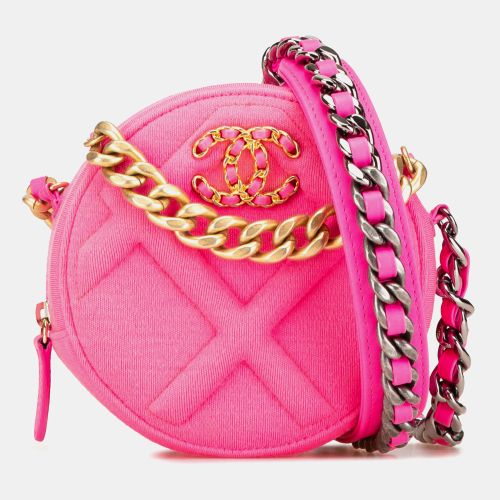 Hot Jersey 19 Round Clutch on Chain - Chanel - Modalova