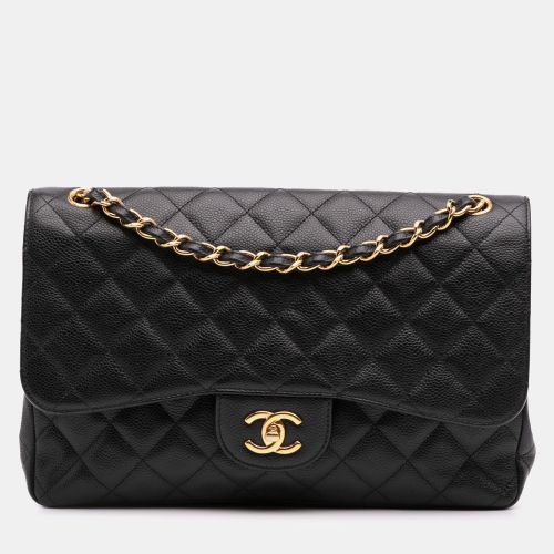 Jumbo Classic Caviar Double Flap Bag - Chanel - Modalova