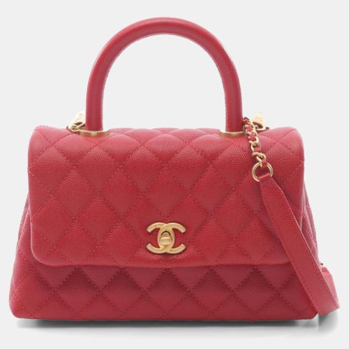Coco Handle Calfskin Top Handle Bag - Chanel - Modalova