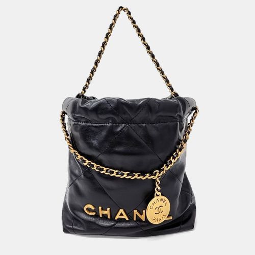 Chanel Black Leather Bag 17 - Chanel - Modalova