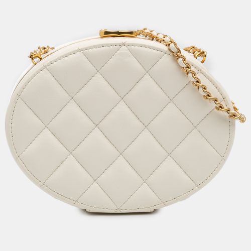 CC Quilted Lambskin Frame Vanity Case - Chanel - Modalova