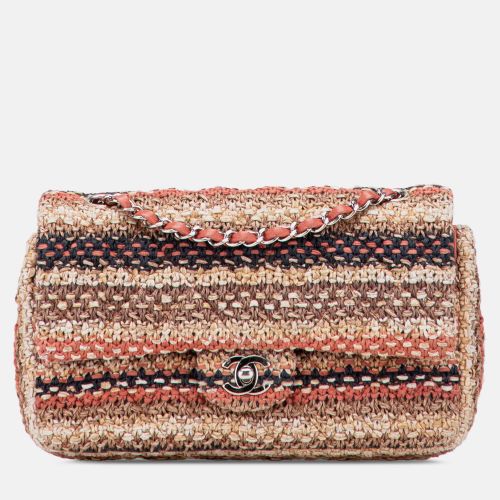 Brown Medium Classic Tweed Double Flap - Chanel - Modalova