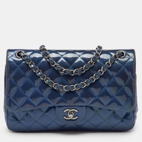 Iridescent Patent Leather Classic Jumbo Double Flap Bag - Chanel - Modalova