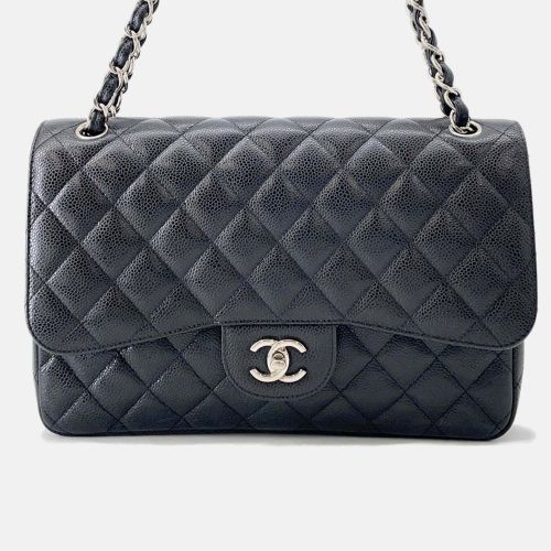 Matelasse W Flap Chain shoulder Caviar Leather Size 30 - Chanel - Modalova