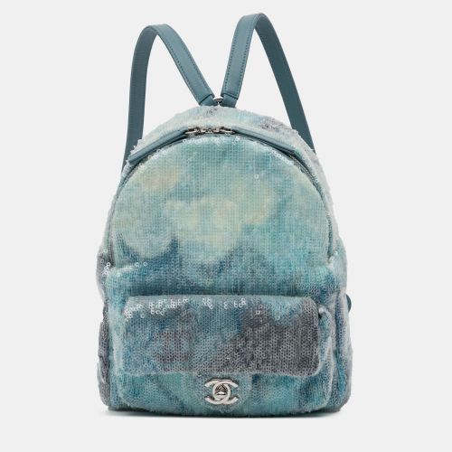 Mini Sequins and Lambskin Waterfall Backpack - Chanel - Modalova