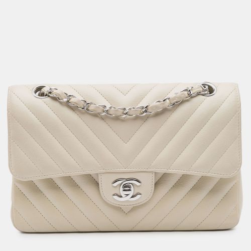Small Classic Chevron Lambskin Double Flap - Chanel - Modalova