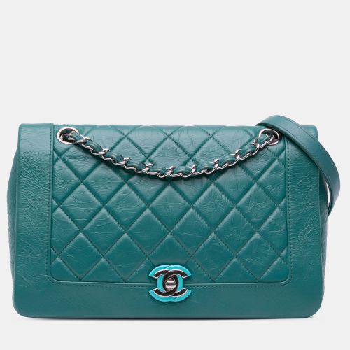 Medium Crumpled Calfskin Bi Vintage Full Flap - Chanel - Modalova