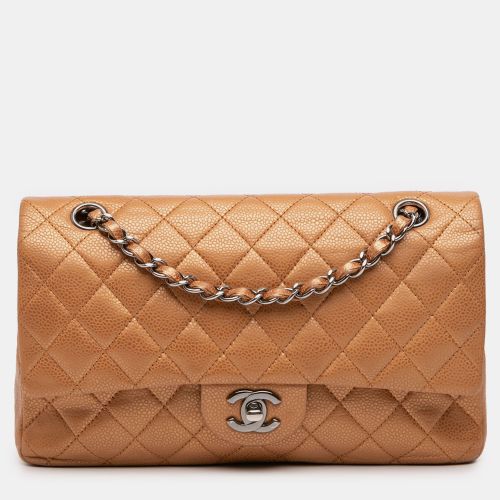 Medium Classic Metallic Caviar Double Flap - Chanel - Modalova