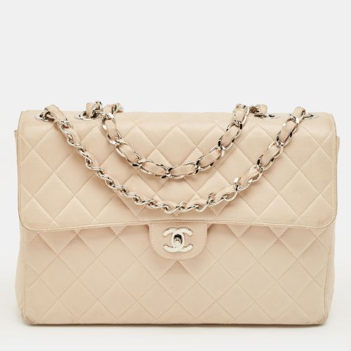 Quilted Leather Jumbo Vintage Classic Single Flap Bag - Chanel - Modalova