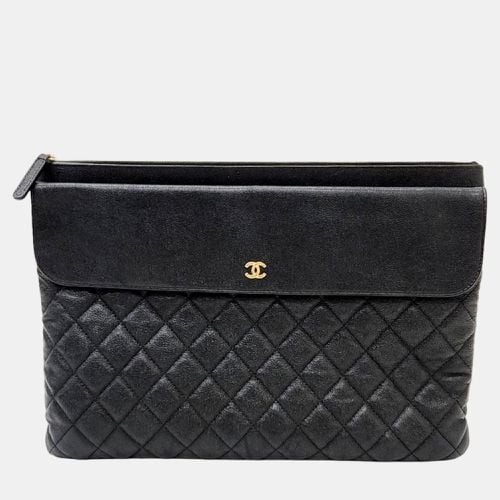 Caviar Pocket Large Clutch - Chanel - Modalova