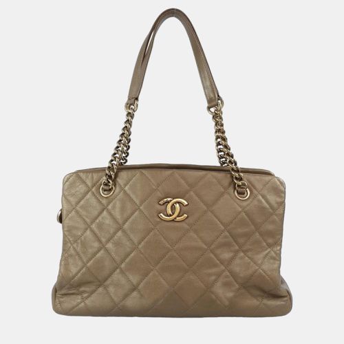 Leather CC Crown Tote Bag - Chanel - Modalova