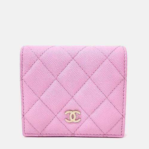 Chanel Caviar Pink bifold wallet - Chanel - Modalova