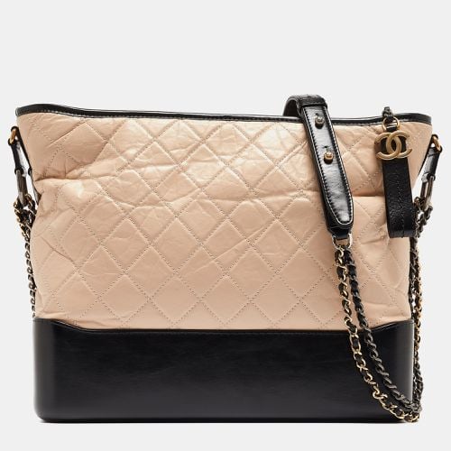 Light Pink Quilted Leather Large Gabrielle Hobo - Chanel - Modalova