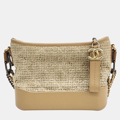 Tweed and Leather Small Gabrielle Hobo Bag - Chanel - Modalova