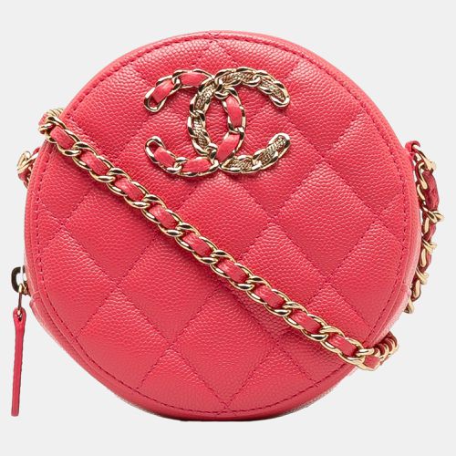 Round Caviar Clutch With Chain - Chanel - Modalova