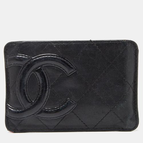 Quilted Leather Cambon Ligne Card Holder - Chanel - Modalova