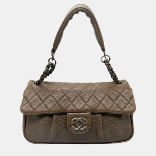 Quilted Distressed Lambskin Medium Lady Braid Chain Flap Bag - Chanel - Modalova