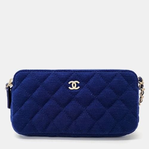 Fabric Chain Crossbody Bag - Chanel - Modalova