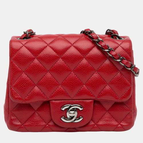 Mini Square Classic Caviar Single Flap - Chanel - Modalova