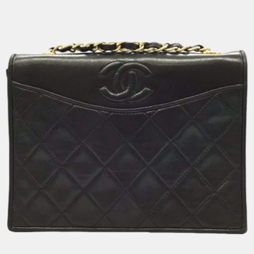 Leather CC Quilted Flap Bag Shoulder Bags - Chanel - Modalova