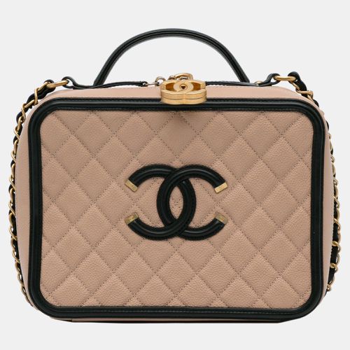 Brown Large Caviar CC Filigree Vanity Bag - Chanel - Modalova