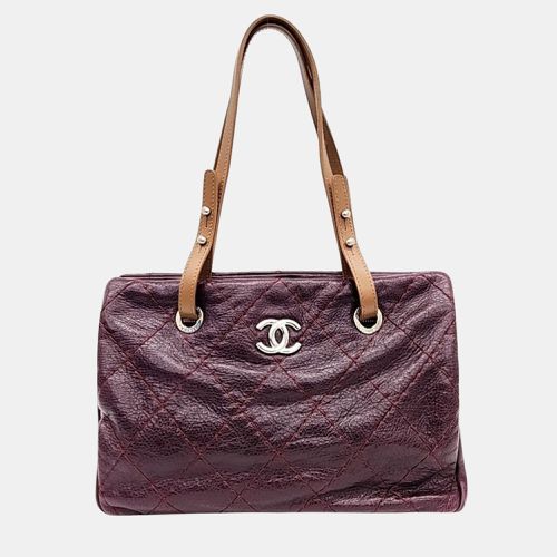 Leather Wild Stitch Shoulder Bag - Chanel - Modalova