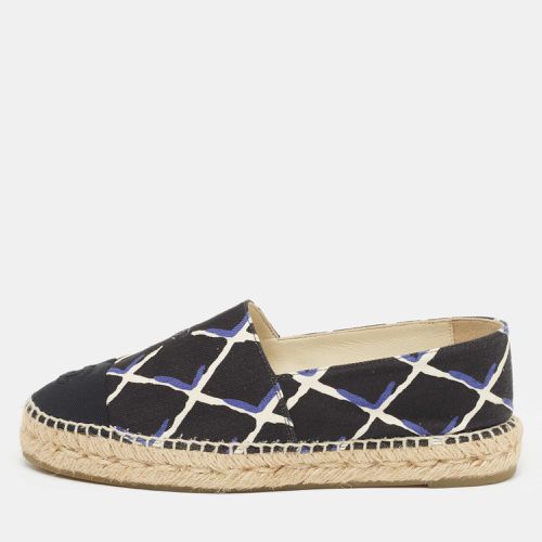 Printed Canvas CC Espadrille Flats Size 38 - Chanel - Modalova