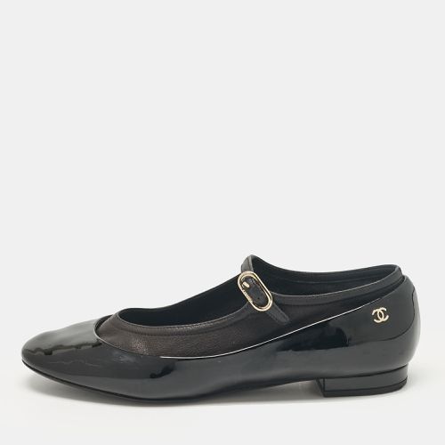 Leather Patent and Leather Ballet Flats Size 37 - Chanel - Modalova