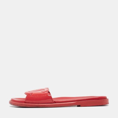 Patent Leather CC Slides Size 39.5 - Chanel - Modalova