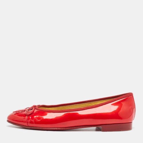 Patent Leather CC Ballet Flats Size 37.5 - Chanel - Modalova