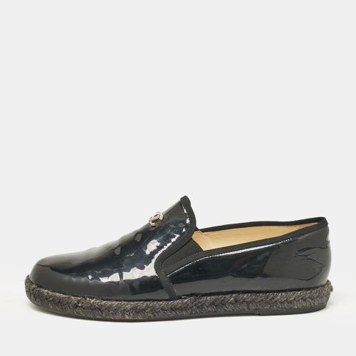 Patent Leather CC Espadrille Loafers Size 39 - Chanel - Modalova