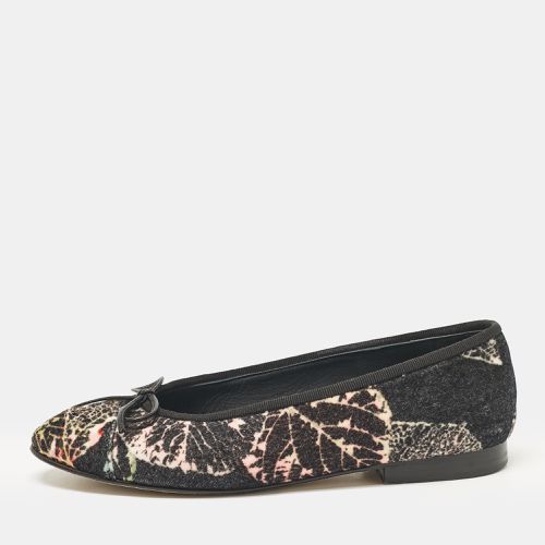 Printed Tweed CC Bow Ballet Flats Size 36 - Chanel - Modalova