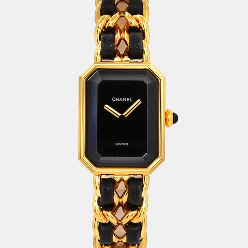 Gold Quartz Premiere L size watch - Chanel - Modalova