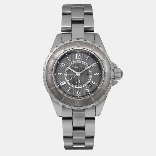 Titanium J12 H2978 Quartz Women's Wristwatch 33 mm - Chanel - Modalova