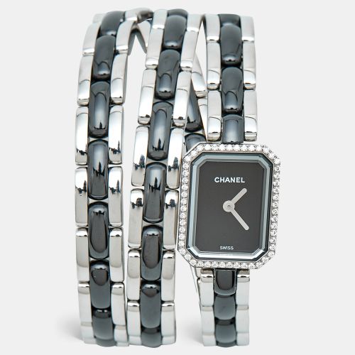 Premiere H3058 Dial Ceramic Stainless Steel Diamond Women's Wristwatch 15 mm - Chanel - Modalova
