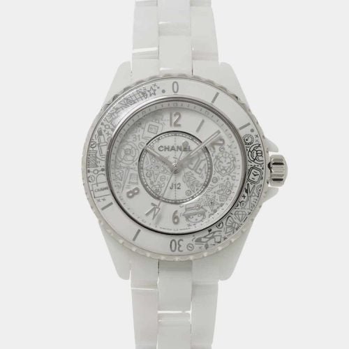 Stainless Steel Ceramic J12 Quartz Women's Wristwatch 34 mm - Chanel - Modalova