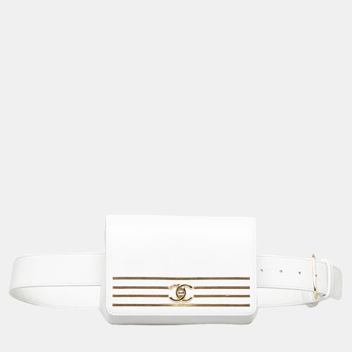 Chanel White Captain Gold Belt Bag - Chanel - Modalova