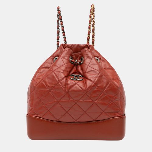 Small Aged Calfskin Gabrielle Backpack - Chanel - Modalova