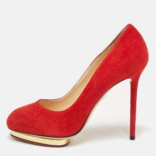 Suede Dolly Platform Pumps 40.5 - Charlotte Olympia - Modalova